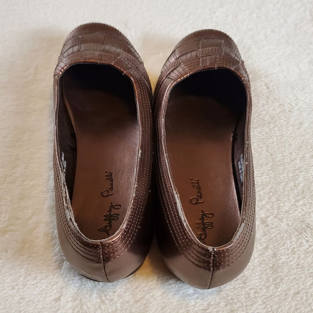 Goffrey Penelli Brown Flats Size 6M - Picture 6 of 9